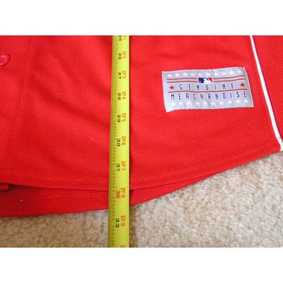 Philadelphia Phillies Chase Utley #26 Red Men's Baseball Jersey Size XXL - Picture 5 of 6